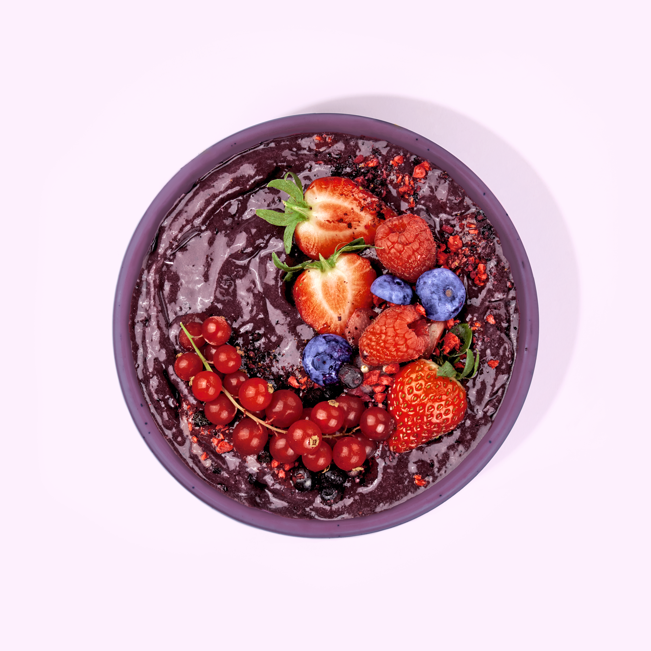 Bowl aus Açaí Drops mit Toppings
