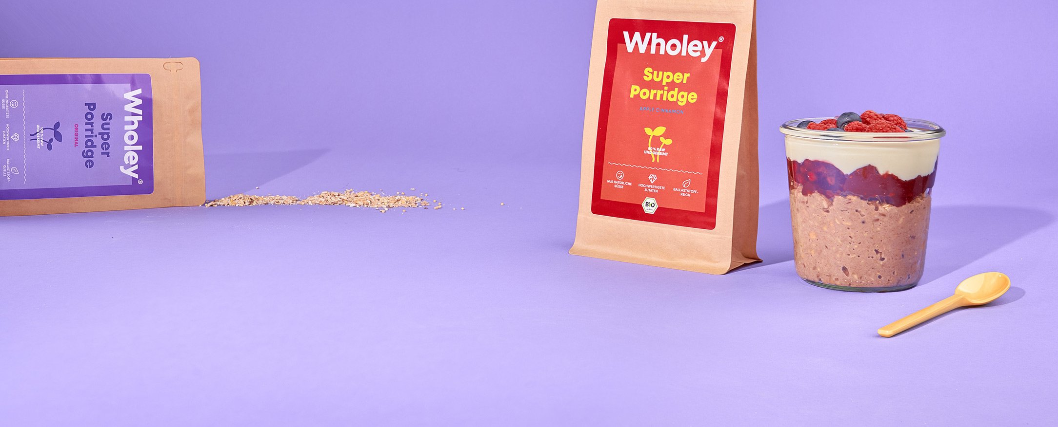 Super Porridge mit Frühstück im Glas