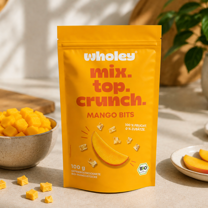Gefriergetrocknete Bio Mango - Mango Bits 100 g