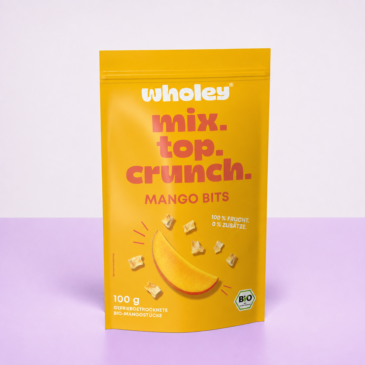 Gefriergetrocknete Bio Mango - Mango Bits 100 g
