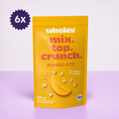 Gefriergetrocknete Bio Mango - Mango Bits 100 g