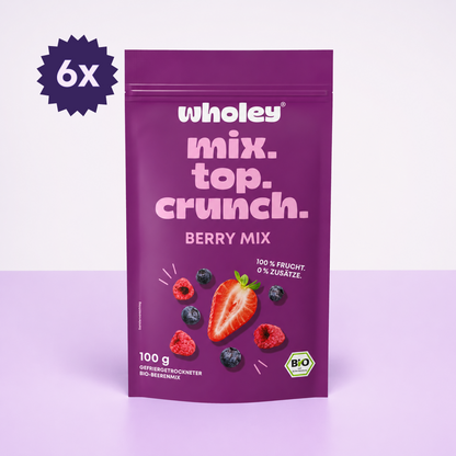 Gefriergetrocknete Bio Beeren – Berry Mix 100 g